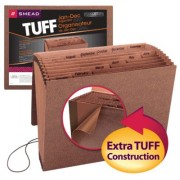 Smead 70388 TUFF Expanding File, Monthly (Jan.-Dec.), 12 Pockets, Flap and Elastic Cord Closure, 12
